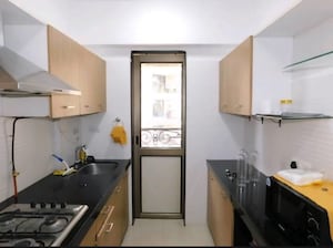Kitchen in 3 BHK Apartment at Lake Primrose, Powai – for Rent