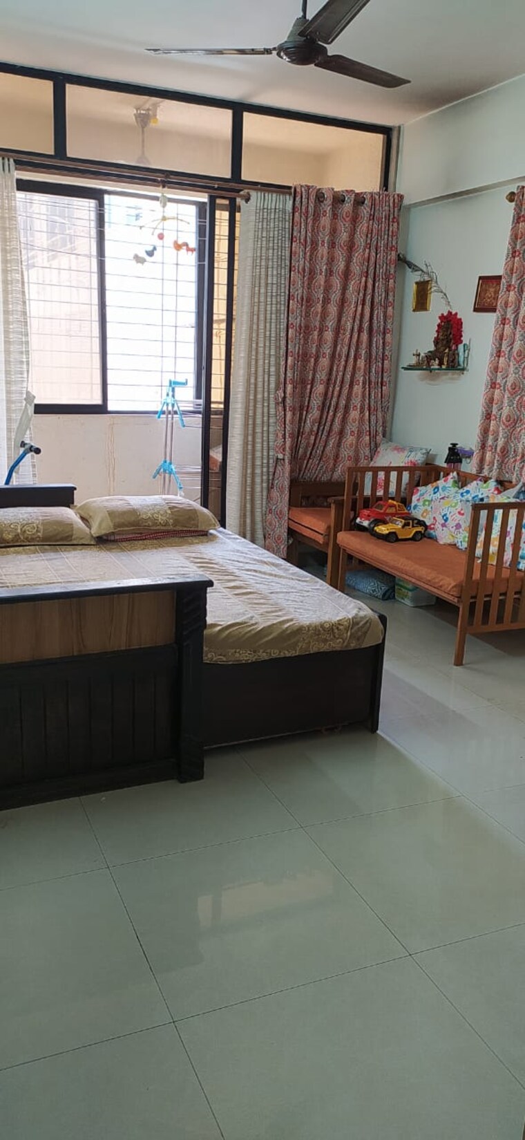 Bedroom, sector 8 kharghar 3 Bedroom 1800 Sq.Ft. Apartment In Sector 8 Kharghar Navi Mumbai 9587121