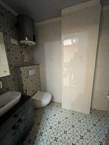 Bathroom in 1 BHK Builder Floor at Ansal Sushant Lok I, Sector 43 – for Rent