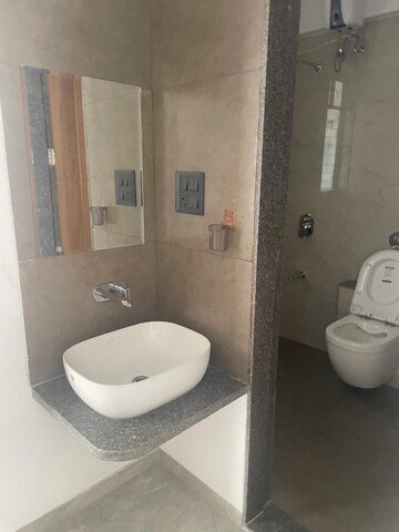 Bathroom in 3 BHK Apartment at Wakad – for Rent