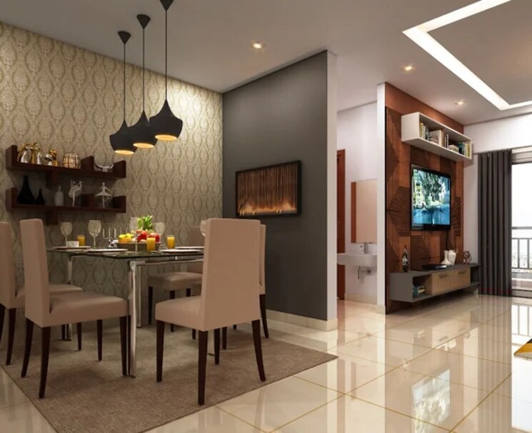 Living Room, goyal-my-home-upper-kharadi 3 Bedroom 1210 Sq.Ft. Apartment In Wagholi Pune 9587342