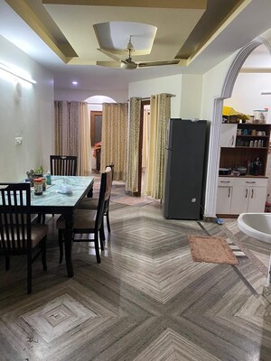 Living Room in 3 BHK Builder Floor at Vasant Kunj – for Rent