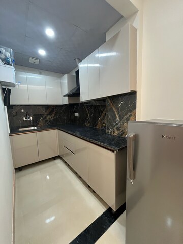 Kitchen in 1 BHK Builder Floor at Ansal Sushant Lok I, Sector 43 – for Rent