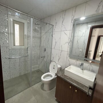 Bathroom in 3 BHK Apartment at Central Park Flower Valley Aqua Front Towers, Sohna Sector 33 – for Rent
