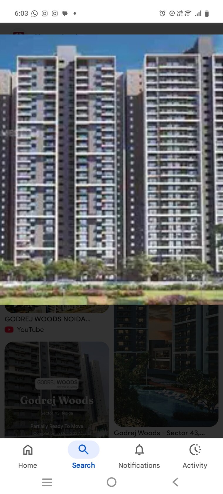 Exterior View, godrej-woods 4 Bedroom 3363 Sq.Ft. Apartment In Sector 43 Noida 9587803