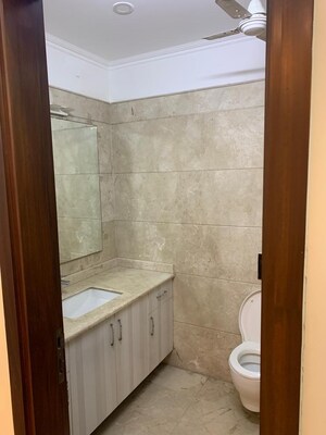 Bathroom in 3 BHK Builder Floor at Chittaranjan Park – for Sale