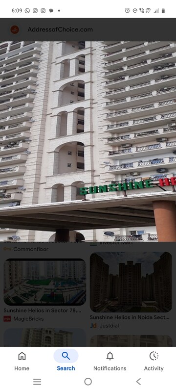 4 BHK Penthouse For Rent in Sunshine Helios, Sector 78