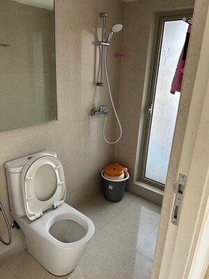 Bathroom in Studio Apartment at Hiranandani Estate Solitaire C, Ghodbunder Road – for Sale