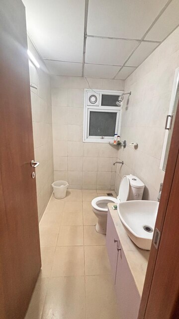 Bathroom in 3.5 BHK Apartment at Bhartiya Nikoo Homes, Thanisandra Main Road – for Sale