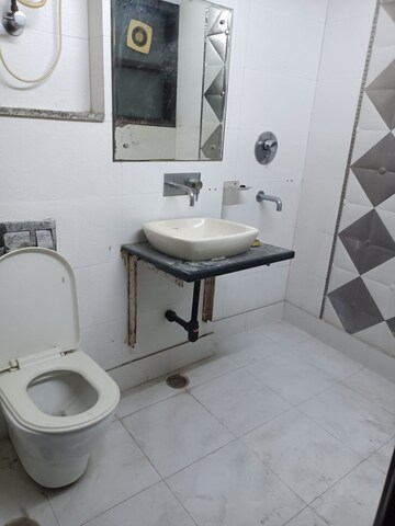 Bathroom in 3 BHK Builder Floor at Vivek Vihar – for Rent