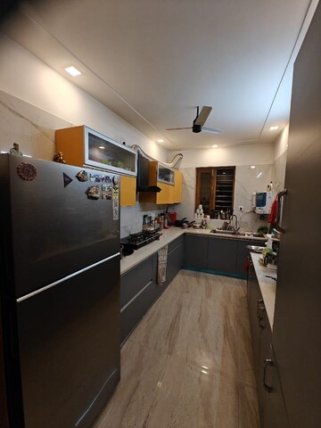 Kitchen in 3 BHK Builder Floor at BPTP Parkland Pride, Sector 77 – for Rent