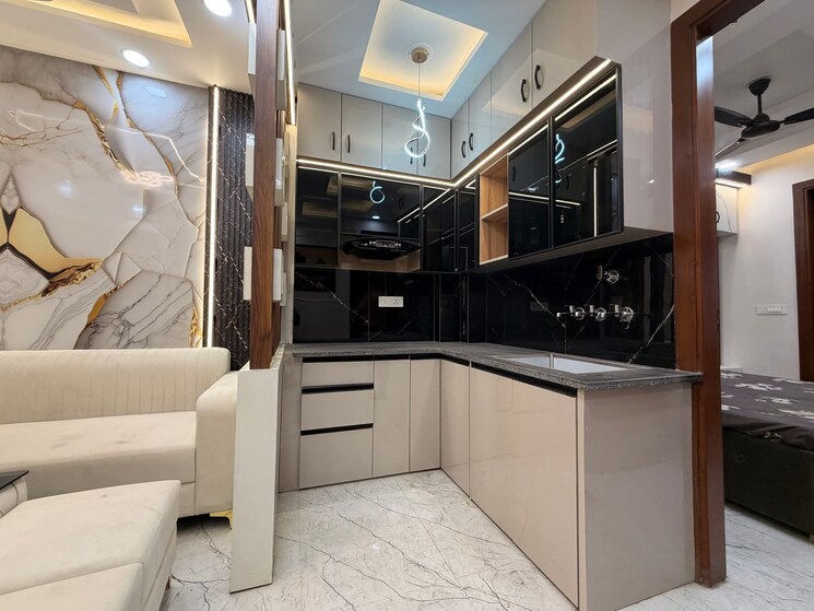 Kitchen, sa-homes-i 2.5 Bedroom 453 Sq.Ft. Builder Floor In Uttam Nagar Delhi 9588413