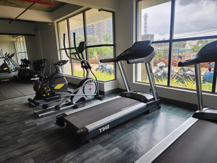 Gym, visalakshi-prakruthi 3 Bedroom 1575 Sq.Ft. Apartment In Thanisandra Main Road Bangalore 9588436