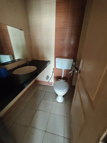 Bathroom in 3 BHK Apartment at Haware Tiara, Kharghar – for Rent