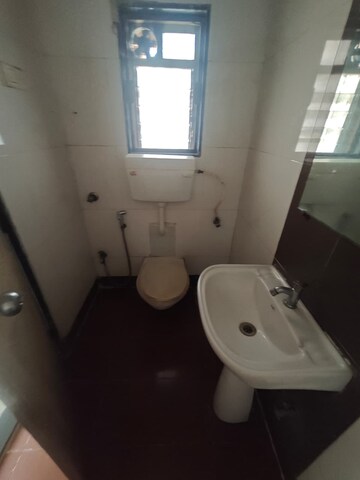 Bathroom in 3 BHK Apartment at Haware Tiara, Kharghar – for Rent