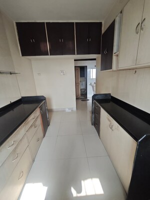 Kitchen in 3 BHK Apartment at Haware Tiara, Kharghar – for Rent
