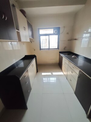 Kitchen in 3 BHK Apartment at Haware Tiara, Kharghar – for Rent