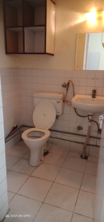 Bathroom in 2 BHK Apartment at DDA Rosewood Apartments, Vasant Kunj – for Rent