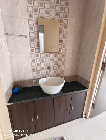 Bathroom in 2 BHK Apartment at Shree Vrushti, Ghodbunder Road – for Rent