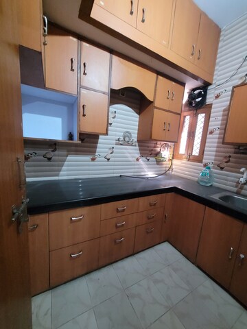 Kitchen in 2 BHK Builder Floor at Dilshad Colony – for Sale