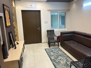 Living Room in 3 BHK Apartment at Aparna Cyber Life, Nallagandla – for Rent
