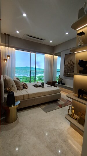 Living Room in 2 BHK Builder Floor at Godrej Bayview Vashi, Vashi Sector 9 – for Sale