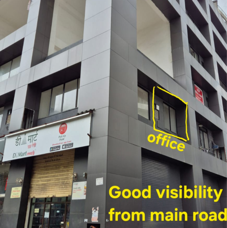 Exterior View, mittal-petals Commercial Office Space 240 Sq.Ft. In Park Street Pune 9588892