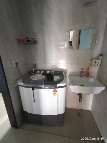Bathroom in 2 BHK Apartment at Arihant Aarohi Phase 1, Kalyan Shilphata Road – for Rent