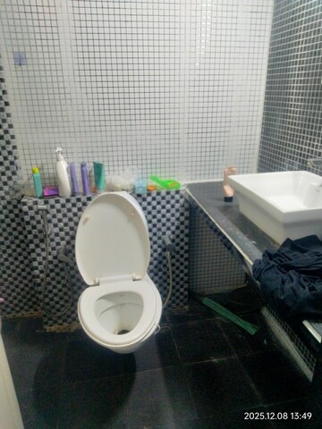 Bathroom in 2 BHK Apartment at Arihant Aarohi Phase 1, Kalyan Shilphata Road – for Rent