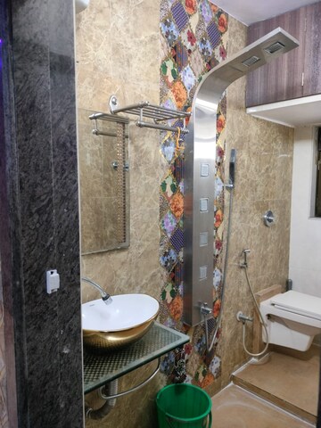 Bathroom in 2 BHK Apartment at Nilgiri C Wing CHS, Andheri East – for Rent