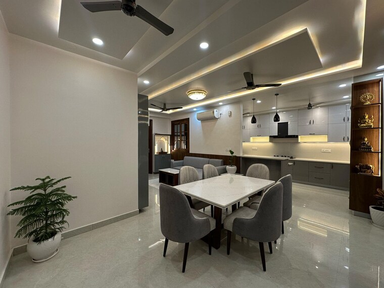 Dining area, emaar-gomti-greens 6+ Bedroom 2300 Sq.Ft. Villa In Sushant Golf City Lucknow 9589053