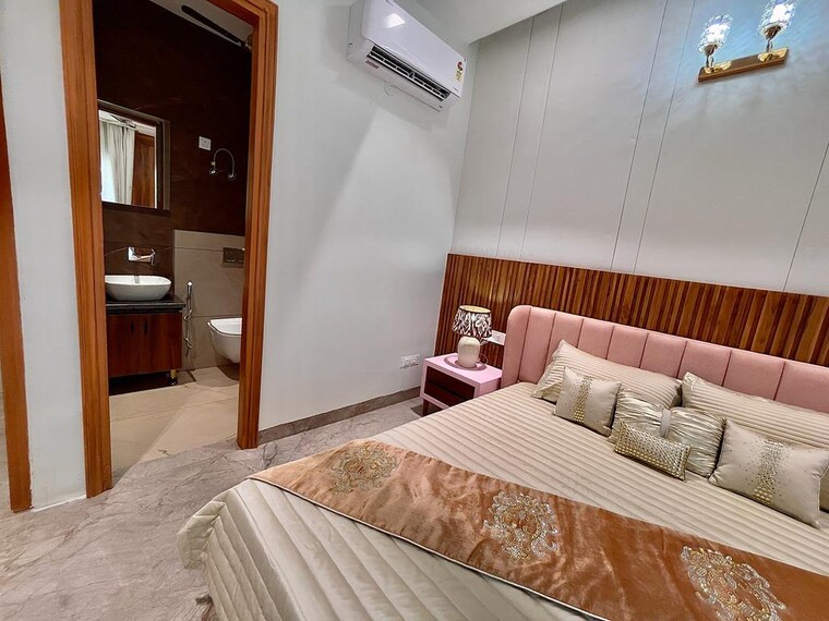 Bedroom, nandita-mayfair-park 3 Bedroom 1835 Sq.Ft. Apartment In Kishanpura Zirakpur 9589111