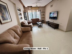 Living Room in 3 BHK Apartment at Starwing Katyayni Residency, Andheri East – for Rent