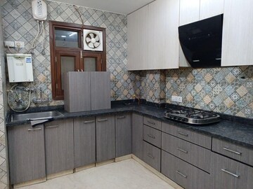Kitchen in 2 BHK Builder Floor at Malviya Nagar – for Rent
