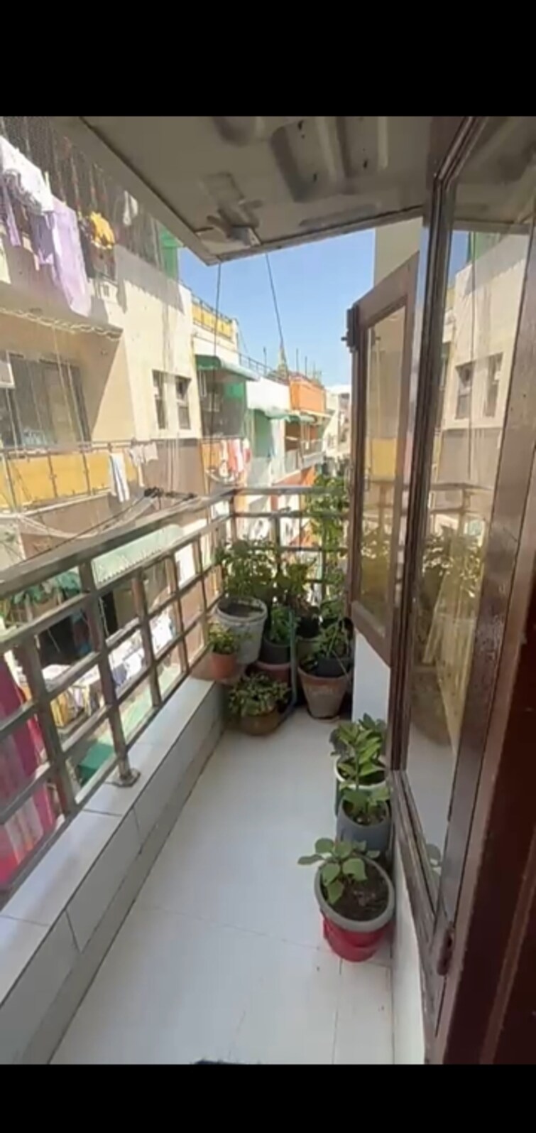 Balcony, mahavir enclave 3 Bedroom 855 Sq.Ft. Builder Floor In Mahavir Enclave Delhi 9589193