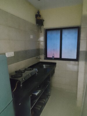 Kitchen in 1 RK Apartment at Rajesh Raj Anmol I, Borivali West – for Rent