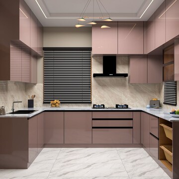 Kitchen in 4 BHK Apartment at Nimbus The Golden Palm, Sector 168 – for Sale