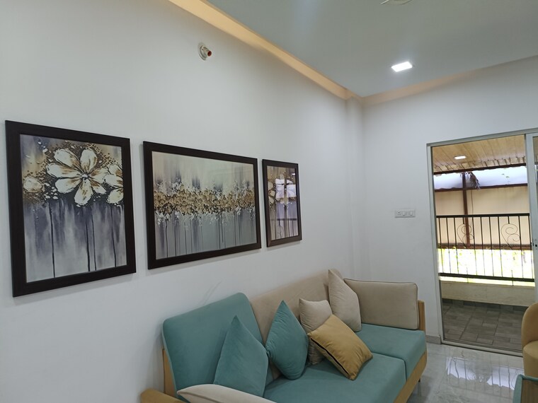 Living Room, orange-county-gathagram 1 Bedroom 458 Sq.Ft. Apartment In Dehu Pune 9589338