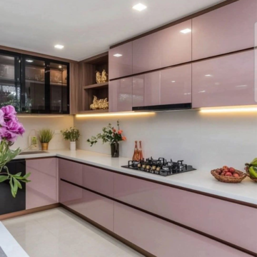 Kitchen in 3 BHK Apartment at Nimbus The Golden Palm, Sector 168 – for Sale