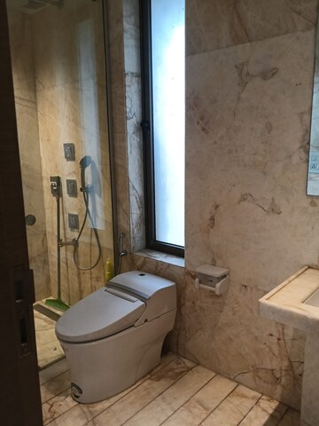Bathroom in 3 BHK Apartment at Laxmi Raajvilas, Goregaon West – for Rent