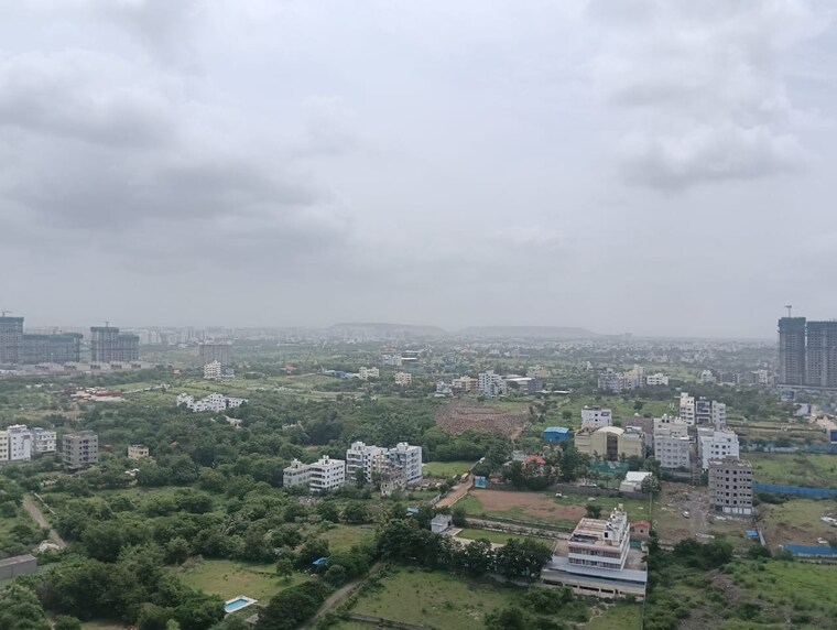 Master Bedroom, panchshil-towers 3.5 Bedroom 2200 Sq.Ft. Apartment In Kharadi Pune 9589411