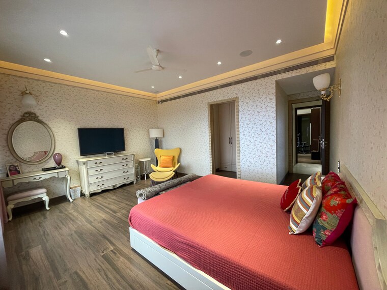 Living Room, waterfront-condominiums 4 Bedroom 3100 Sq.Ft. Apartment In Kalyani Nagar Pune 9589415