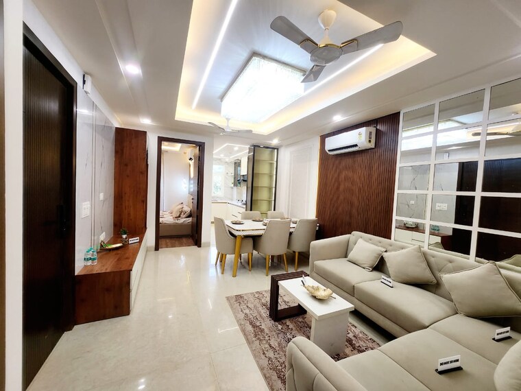 Living Room, bptp-green-oaks 4 Bedroom 270 Sq.Ft. Builder Floor In Sector 70a Gurgaon 9589437