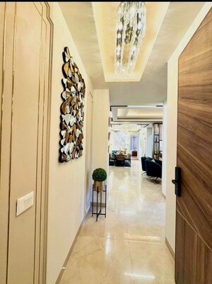 Building Lobby in 4 BHK Builder Floor at Ansal API Esencia, Sector 67 – for Sale