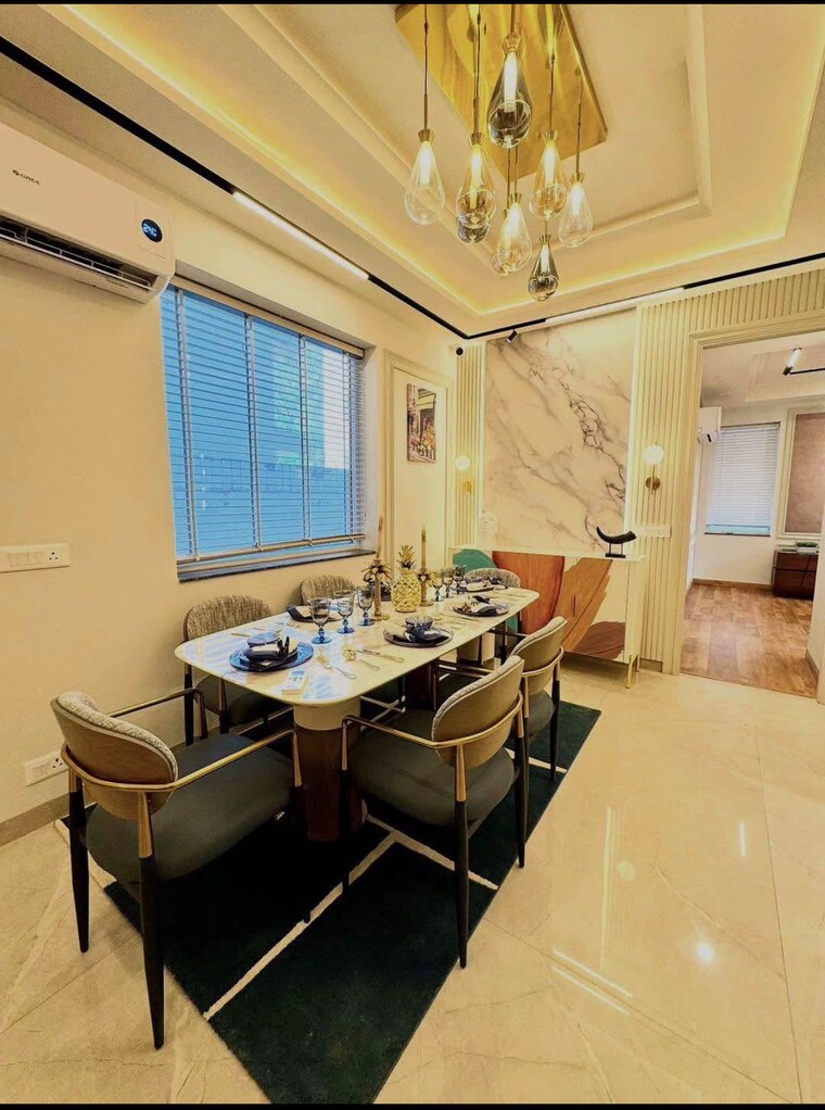 Master Bedroom, ansal-api-esencia 4 Bedroom 300 Sq.Ft. Builder Floor In Sector 67 Gurgaon 9589438