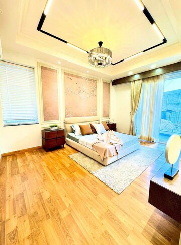 Living Room in 4 BHK Builder Floor at Ansal API Esencia, Sector 67 – for Sale