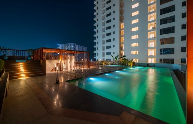 Swimming Pool, sri-fortune-sonthalia-sky-villas 4 Bedroom 7333 Sq.Ft. Apartment In Kokapet Hyderabad 9589482