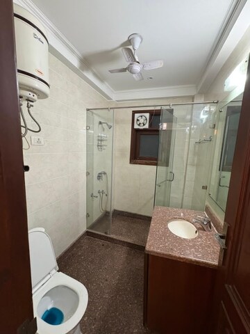 Attached Bathroom in 3 BHK Builder Floor at Kalkaji – for Rent