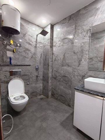 Attached Bathroom in 3 BHK Builder Floor at Nehru Enclave – for Rent