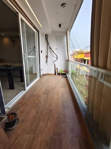 Balcony in 3 BHK Builder Floor at Nehru Enclave – for Rent